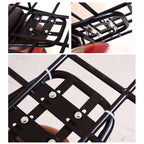 Metal Delivery Bag Rack Ebike Motorcycle Bicycle Food Rider Mount Support Frame