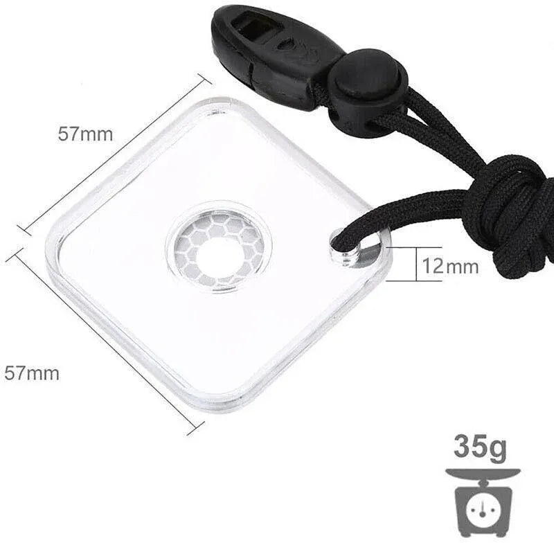 Acrylic Emergency Signal Mirror For Outdoor Survival Rescue And Camping Use