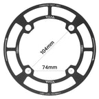 Round Bicycle Gear Disc Cover Single Speed Wheel Protection Shield for Bike Use