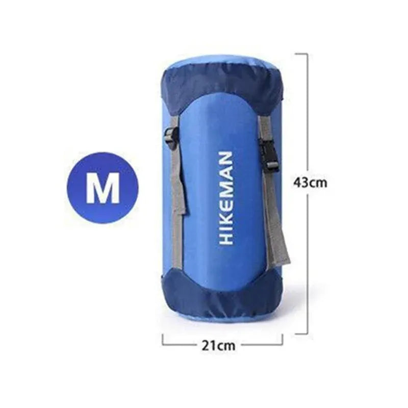 M Size Waterproof Compression Stuff Sack Outdoor Camping Storage Bag Sleeping Bag Cover - Orange