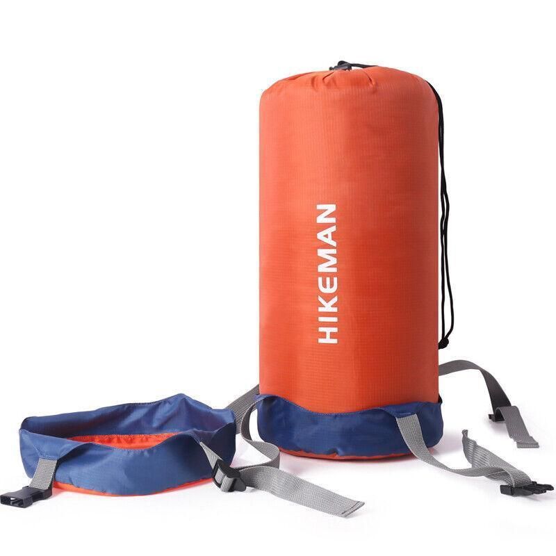 M Size Waterproof Compression Stuff Sack Outdoor Camping Storage Bag Sleeping Bag Cover - Orange
