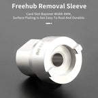 Bicycle Freehub Remover Stainless Steel Bike Hub Bearing Removal Wrench Tool