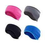 Outdoor Winter Fleece Ear Warmer Sports Headband Skiing Warm Earmuffs Headband - Blue