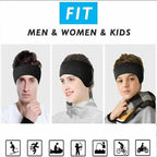 Outdoor Winter Fleece Ear Warmer Sports Headband Skiing Warm Earmuffs Headband - Grey