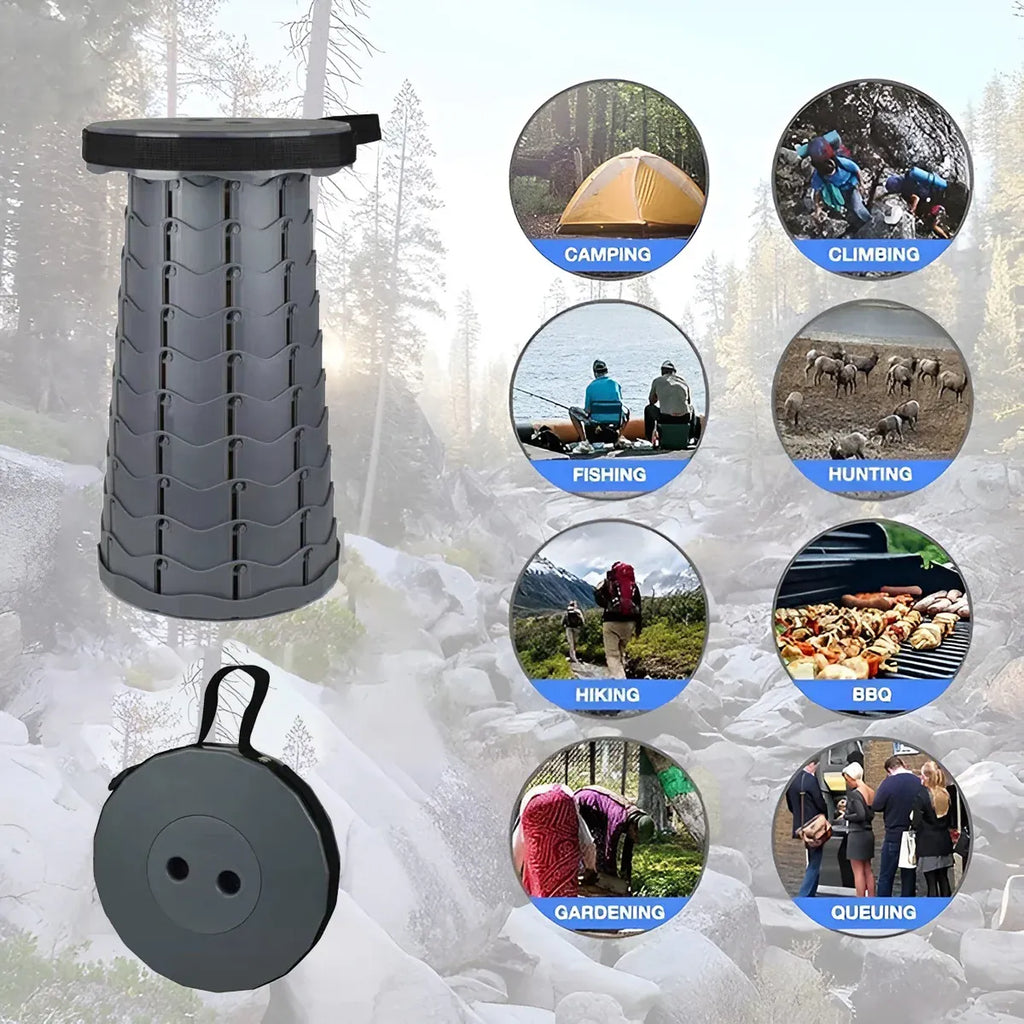 Portable Outdoor Travel Foldable Stool Camping Chair Lightweight Durable Use
