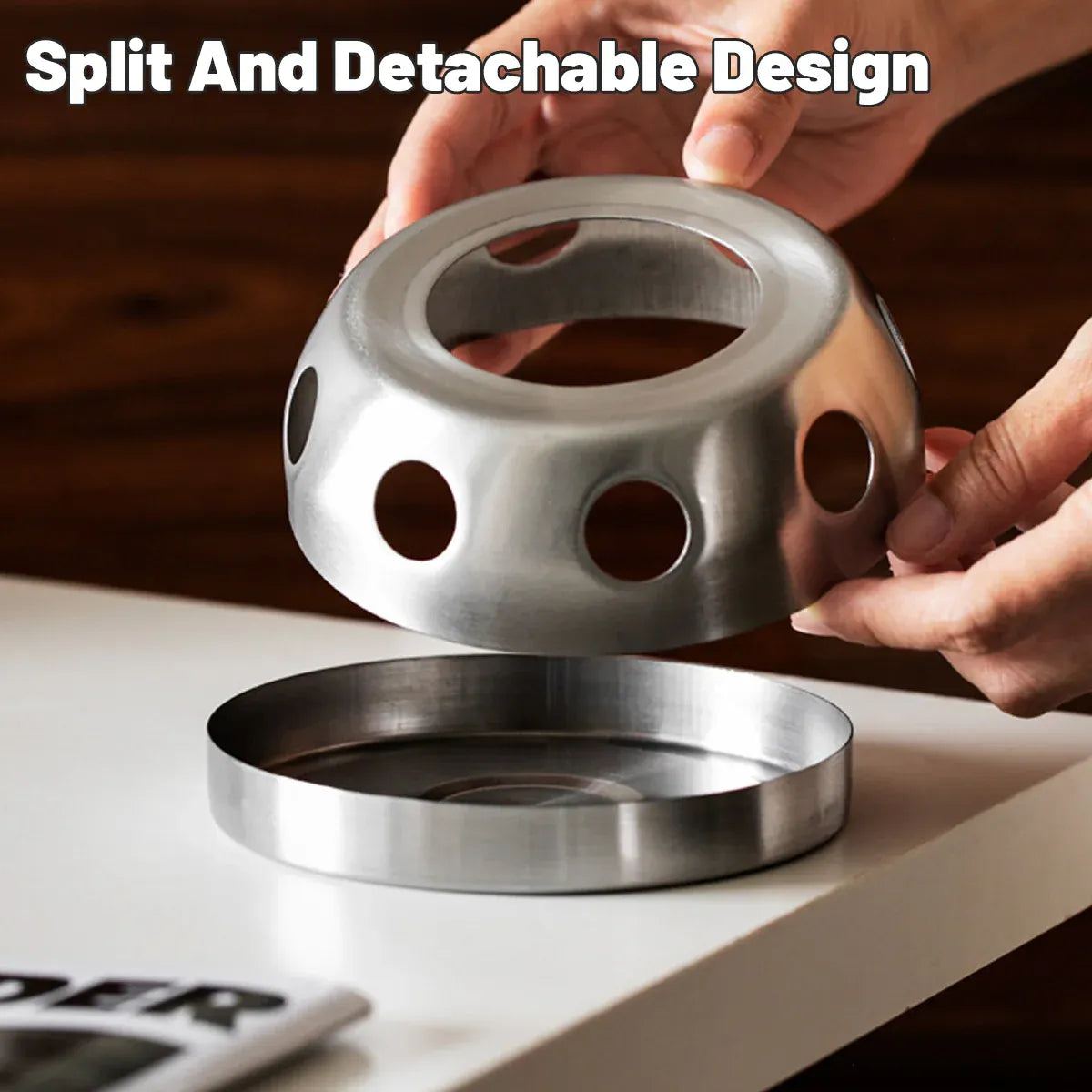 2PCS Camping Stainless Steel Stove Stand for Teapot or Cooking