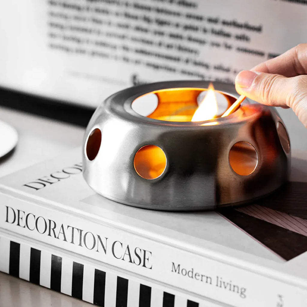 2PCS Camping Stainless Steel Stove Stand for Teapot or Cooking