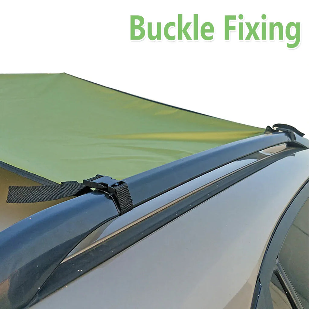 Car Side Awning Tent Rear Canopy Outdoor Camping Sunshade Shelter for SUV Use