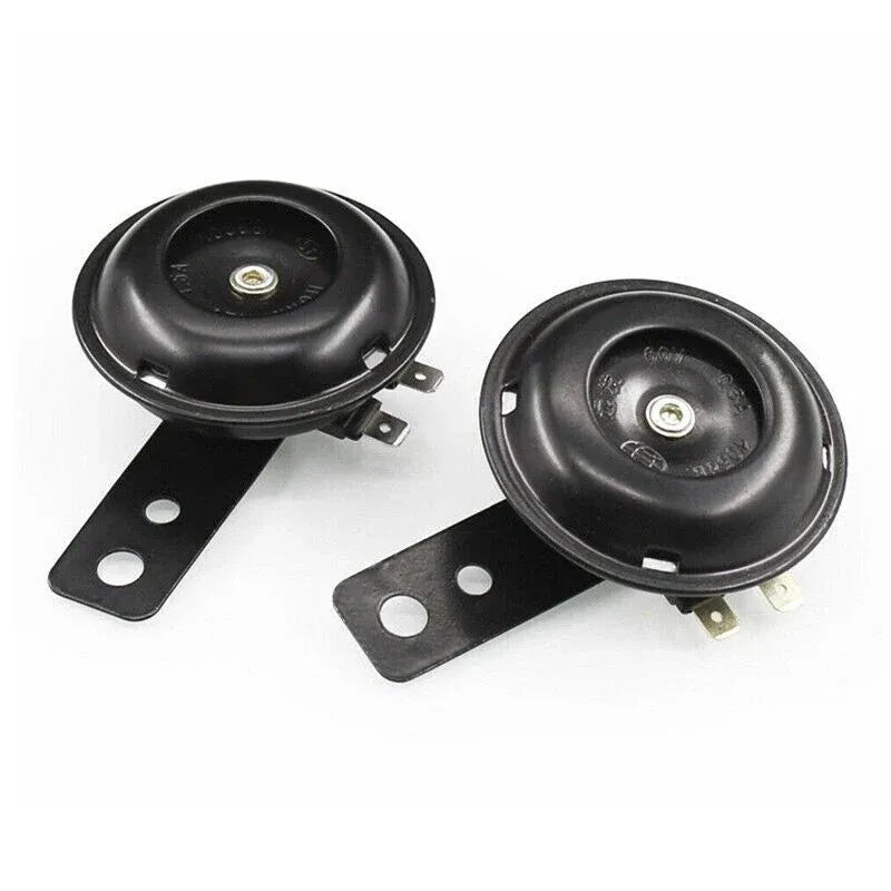 12V Waterproof Motorcycle Horn 105dB Universal Electric Bike ATV Loud Speaker