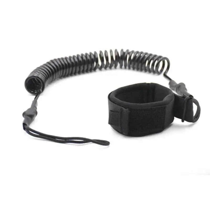 3m Coiled Surfboard Leash Paddleboard Ankle Wrist Strap for SUP