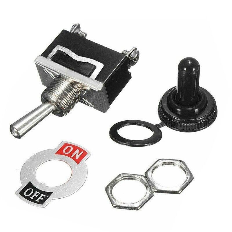 10PCS 12V Waterproof Toggle Switch SPST On Off for Car Dash Control Panel