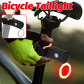 1-Piece USB-Rechargeable Circular Bicycle Tail Light