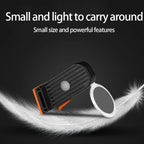 1-Piece USB-Rechargeable Circular Bicycle Tail Light