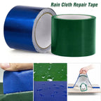 High Adhesive Tarpaulin Repair Tape Tent Awning Fix Patch Waterproof Universal - Red - 8cm x 7.5m