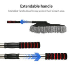 Car Wash Duster Brush Microfiber Telescopic Cleaning Tool for Vehicle Detailing