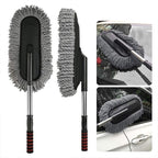 Car Wash Duster Brush Microfiber Telescopic Cleaning Tool for Vehicle Detailing