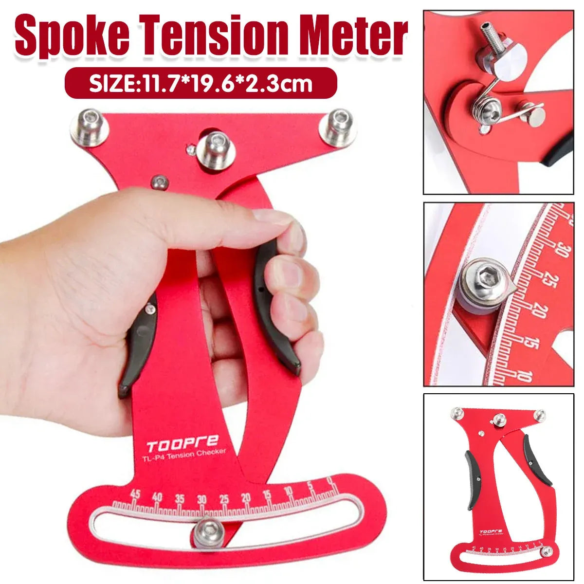 Park Tool Bike Spoke Tension Meter Gauge Wheel Spoke Pro Bike Checker Chart