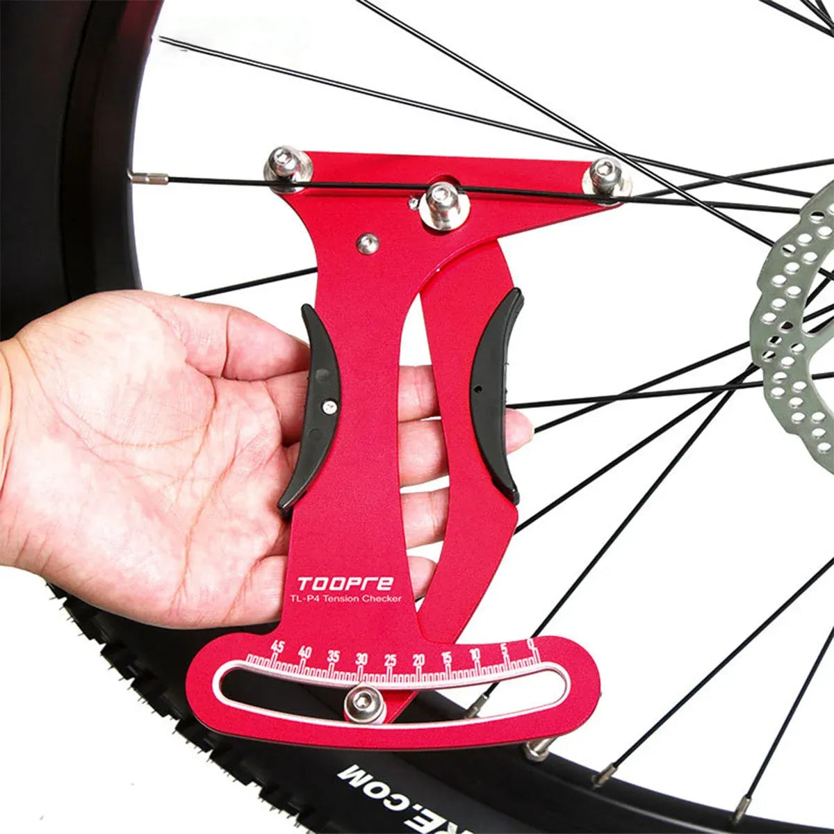 Park Tool Bike Spoke Tension Meter Gauge Wheel Spoke Pro Bike Checker Chart
