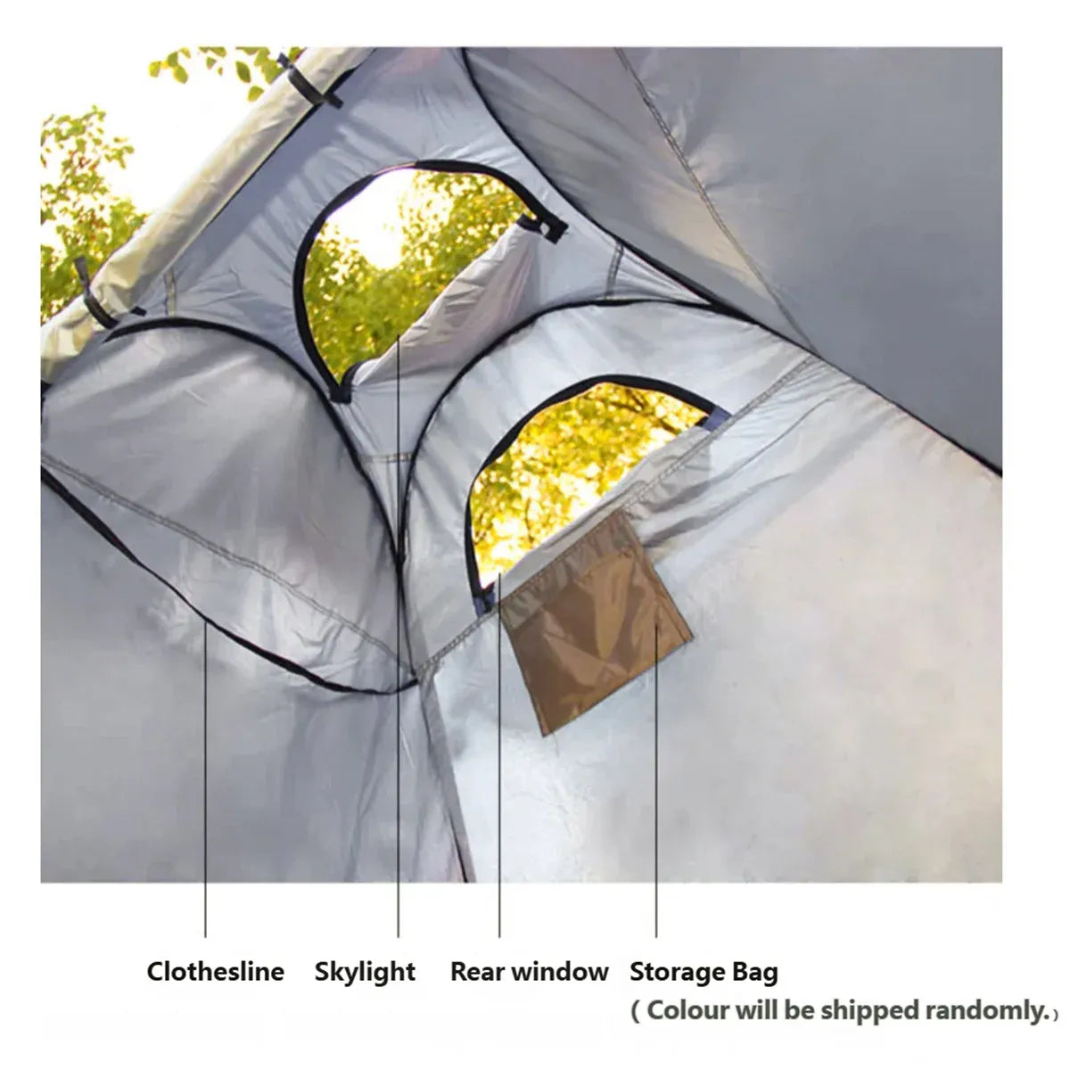 Portable Outdoor Changing Tent Privacy Shelter Waterproof Camping Tent Easy Use
