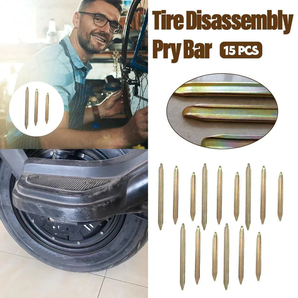 15pcs Heavy Duty Tire Removal Tool Kit Bicycle for Tire Repair Maintenance