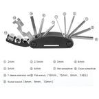 Bicycle Repair Kit with Tire Levers Patch Kit Pump Multi Tool for Mountain Bike