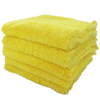 10PCS Microfiber Cleaning Cloths Car Detailing Towels Polishing Rags No Scratch - Grey