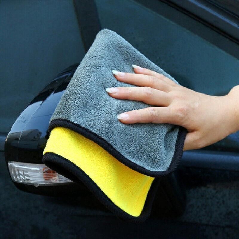 6Pcs Car Wash Cloth Microfibre Super Absorbent Polishing Cleaning Towels Drying