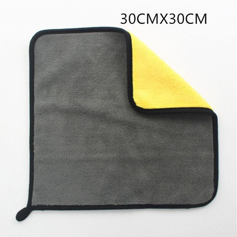 6Pcs Car Wash Cloth Microfibre Super Absorbent Polishing Cleaning Towels Drying