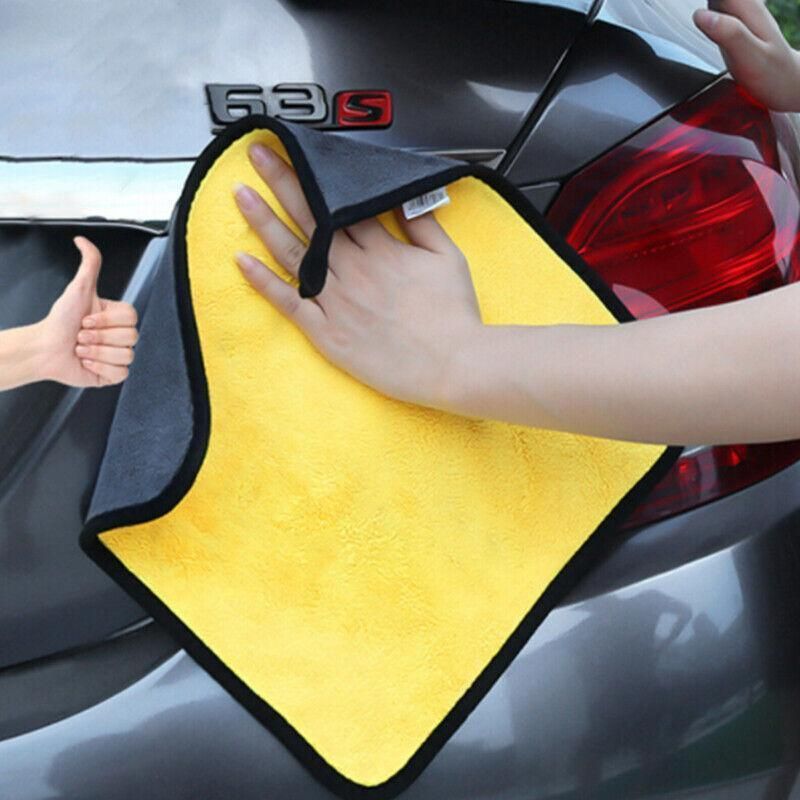 6Pcs Car Wash Cloth Microfibre Super Absorbent Polishing Cleaning Towels Drying