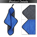 4pcs Car Wash Towels Double Sided Cleaning Wipe Microfiber Cloths Auto Detailing