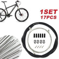 17 Pcs Bicycle Brake Cable Housing Kit with Inner Cables and Accessories
