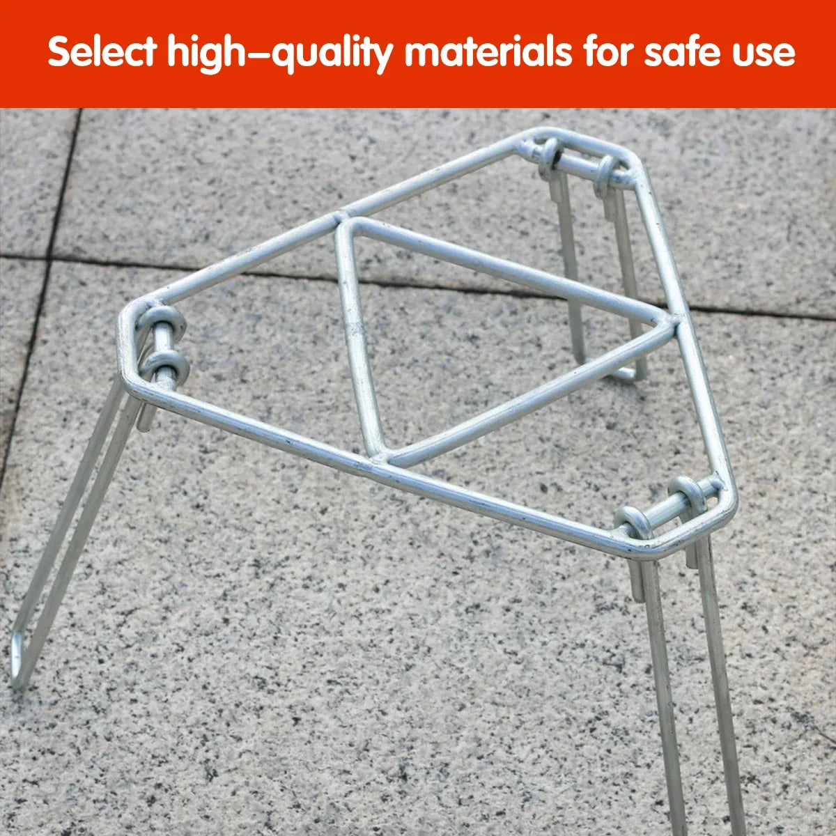 Folding Tripod Camping Stove Rack Triangle Pot Stand Outdoor Cooker Use