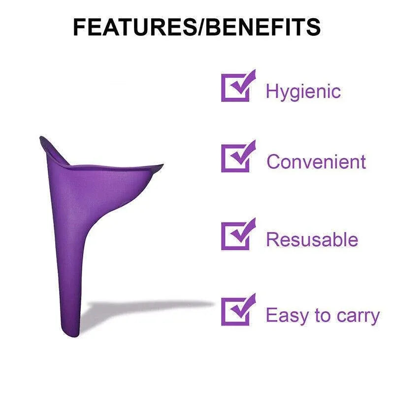 Portable Camping Female Her She Urinal Funnel Ladies Woman Urine Wee Loo Travel