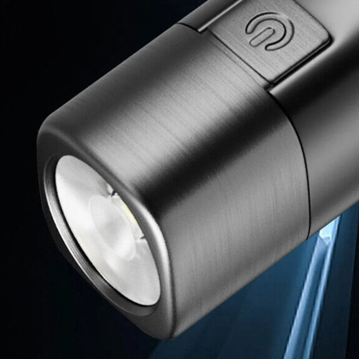 9000Lm Mini Led Flashlight Usb Rechargeable Portable Torch Power Bank Lamp Light
