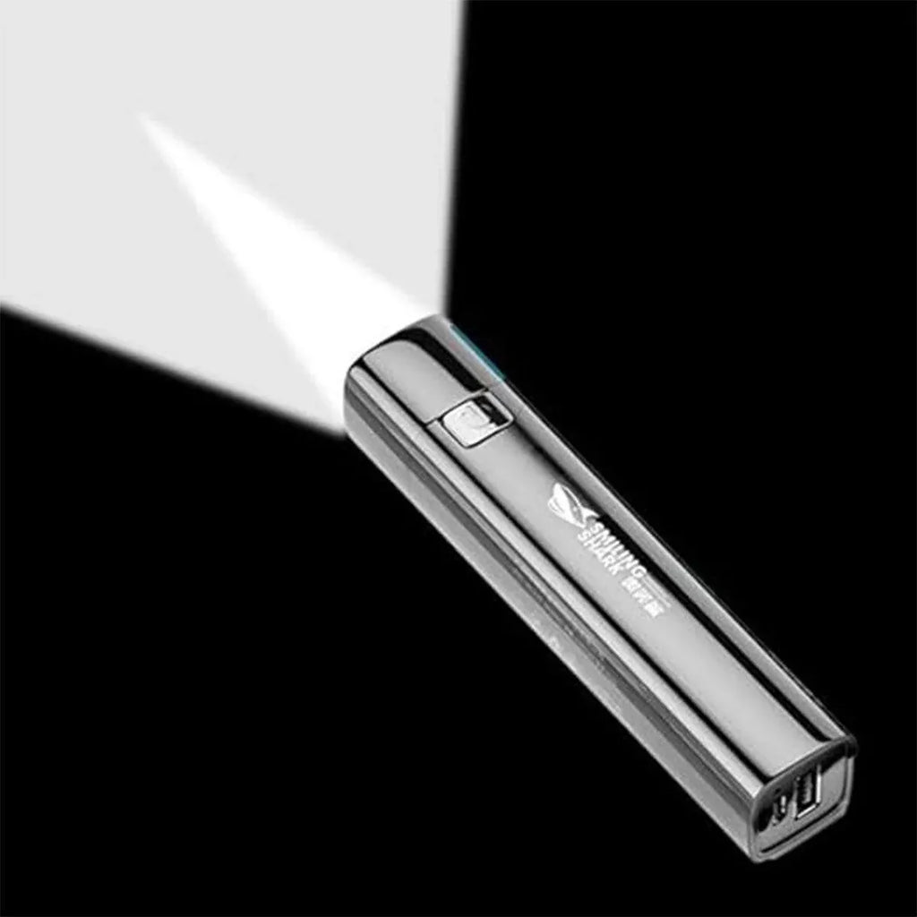 9000Lm Mini Led Flashlight Usb Rechargeable Portable Torch Power Bank Lamp Light
