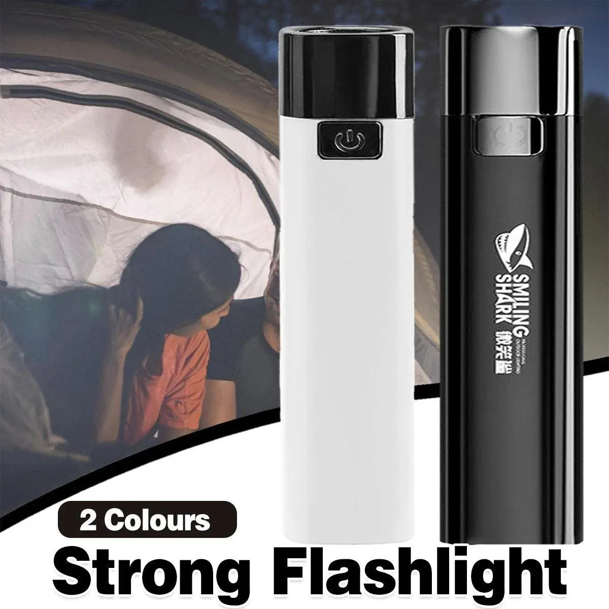 9000Lm Mini Led Flashlight Usb Rechargeable Portable Torch Power Bank Lamp Light