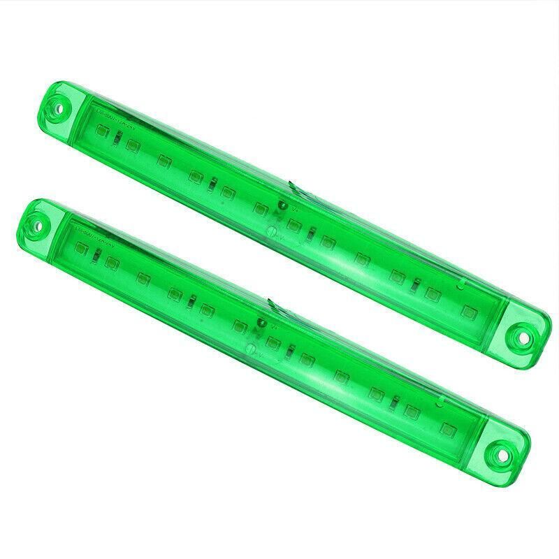 4PCS Marine LED Navigation Strip Lights Red and Green Waterproof 12–24V Compatible