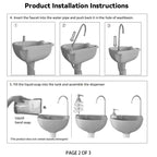 Mobile Portable Outdoor Washbasing for Camping Picnics RV Trips Yard Activities