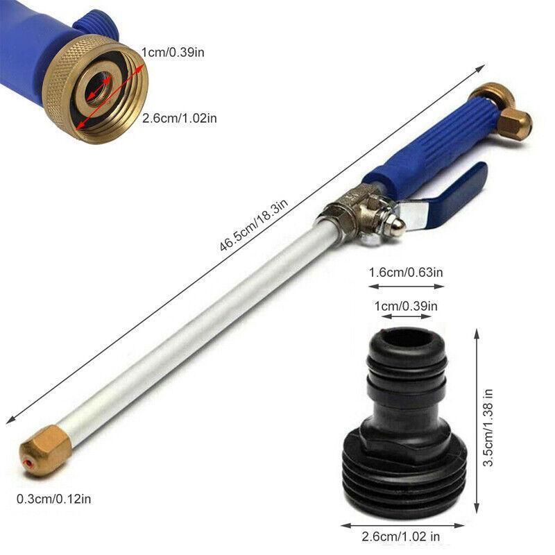 2 In1 High Pressure Washer Sprayer Spray Jet Nozzle Car Cleaner Garden Watering Tool