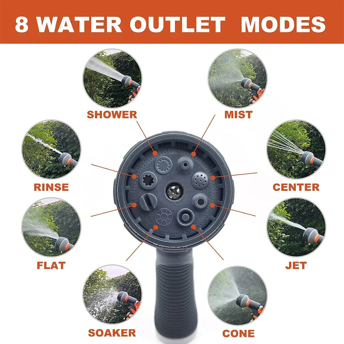 Multifunctional High Pressure Water Sprayer for Home Garden and Vehicle Cleaning