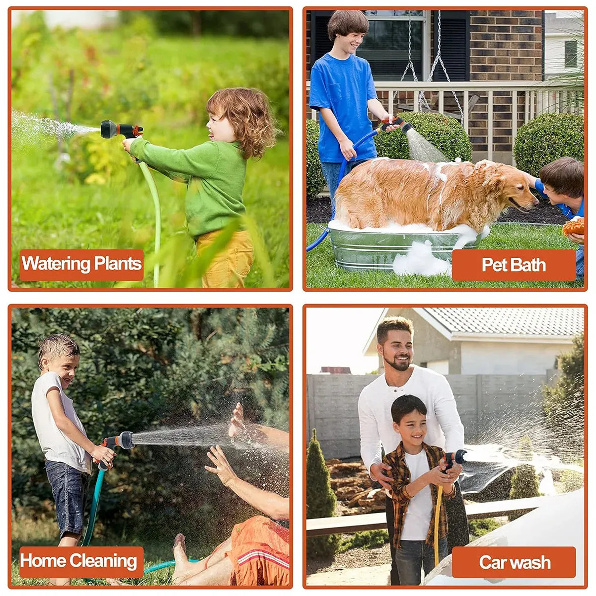 Multifunctional High Pressure Water Sprayer for Home Garden and Vehicle Cleaning