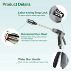 High Pressure Long Pole Water Spray Nozzle Household Car Wash Cleaning Sprayer - Car Wash Sprayer Only