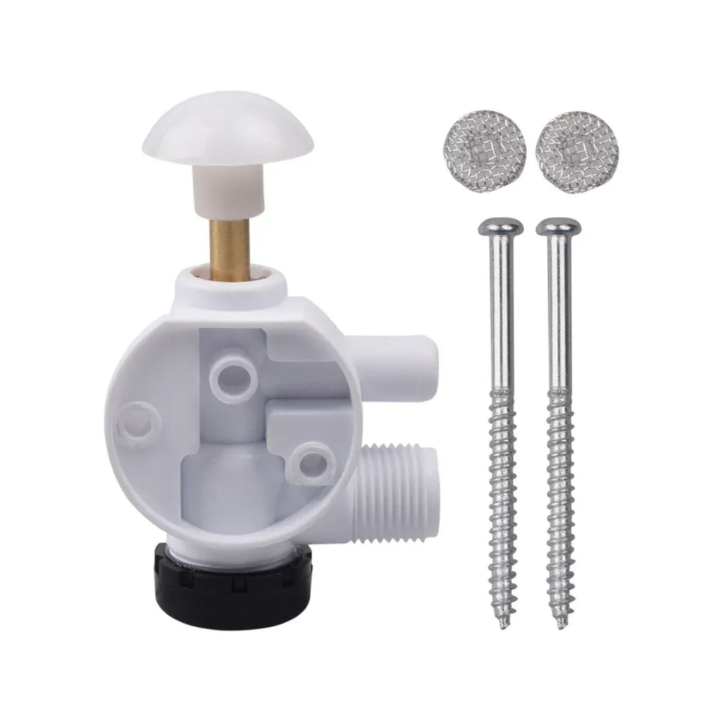 RV Water Valve Kit Camper Plumbing Valve Set Trailer Water Line Replacement Part
