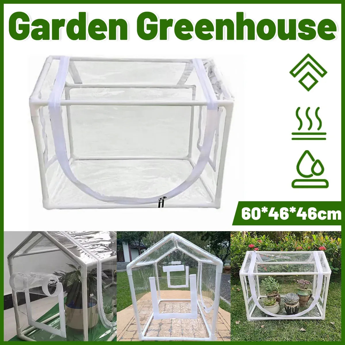 Plant Greenhouse Cover Cold Proof Garden Shed Indoor Outdoor Insulation Tent