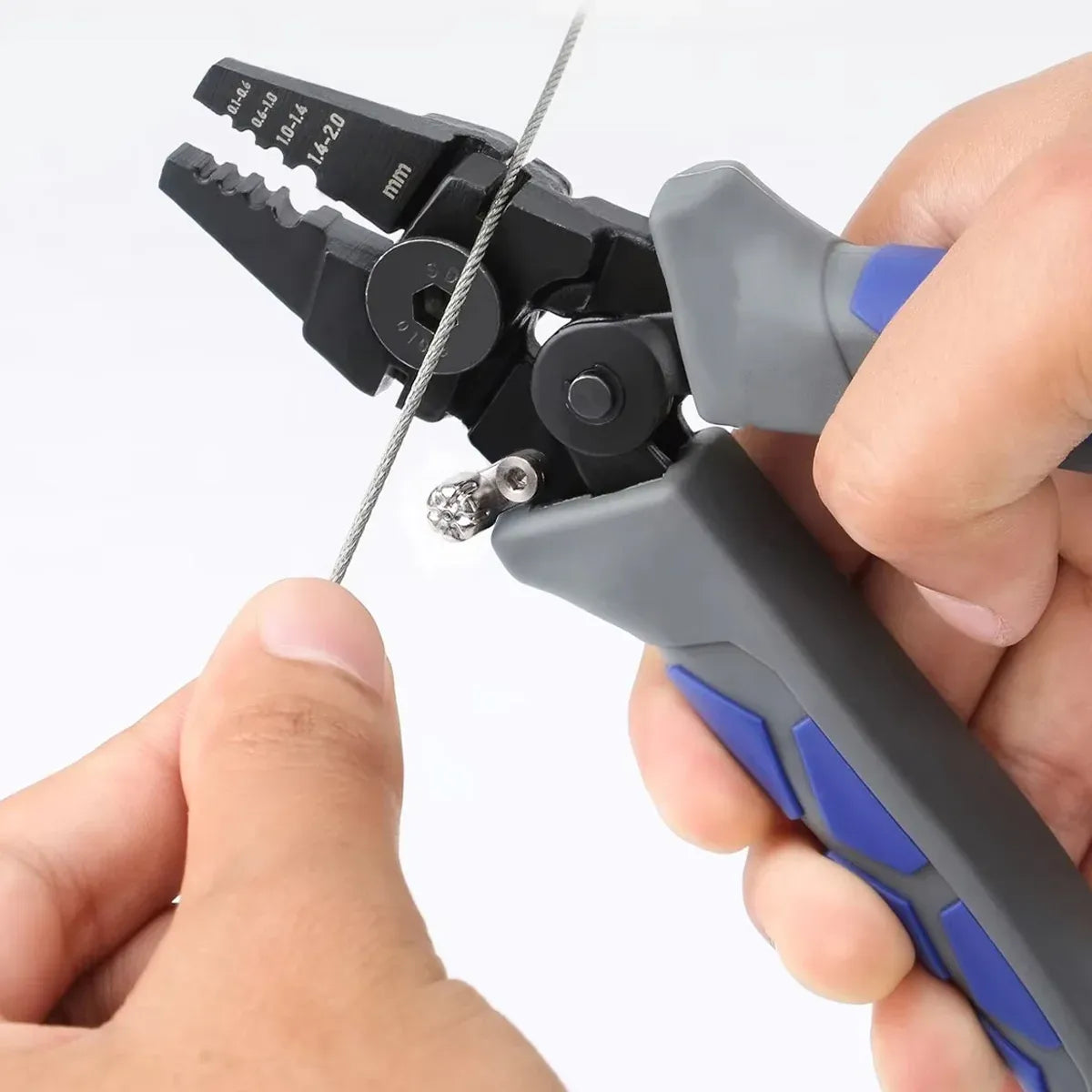 Crimping Fishing Pliers Steel Wire Cutting Scissors Kit Fishing Crimper Pliers