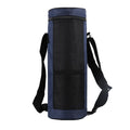 New Wine Portable Travel Cooler Bag Insulated Wine Bottle Tote Carrier - Navy Blue