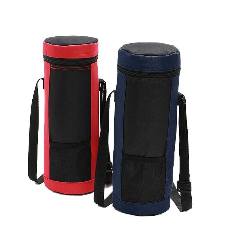 New Wine Portable Travel Cooler Bag Insulated Wine Bottle Tote Carrier - Navy Blue
