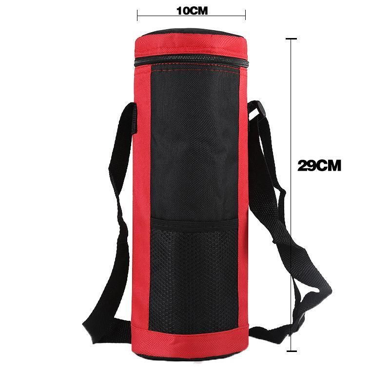New Wine Portable Travel Cooler Bag Insulated Wine Bottle Tote Carrier - Navy Blue
