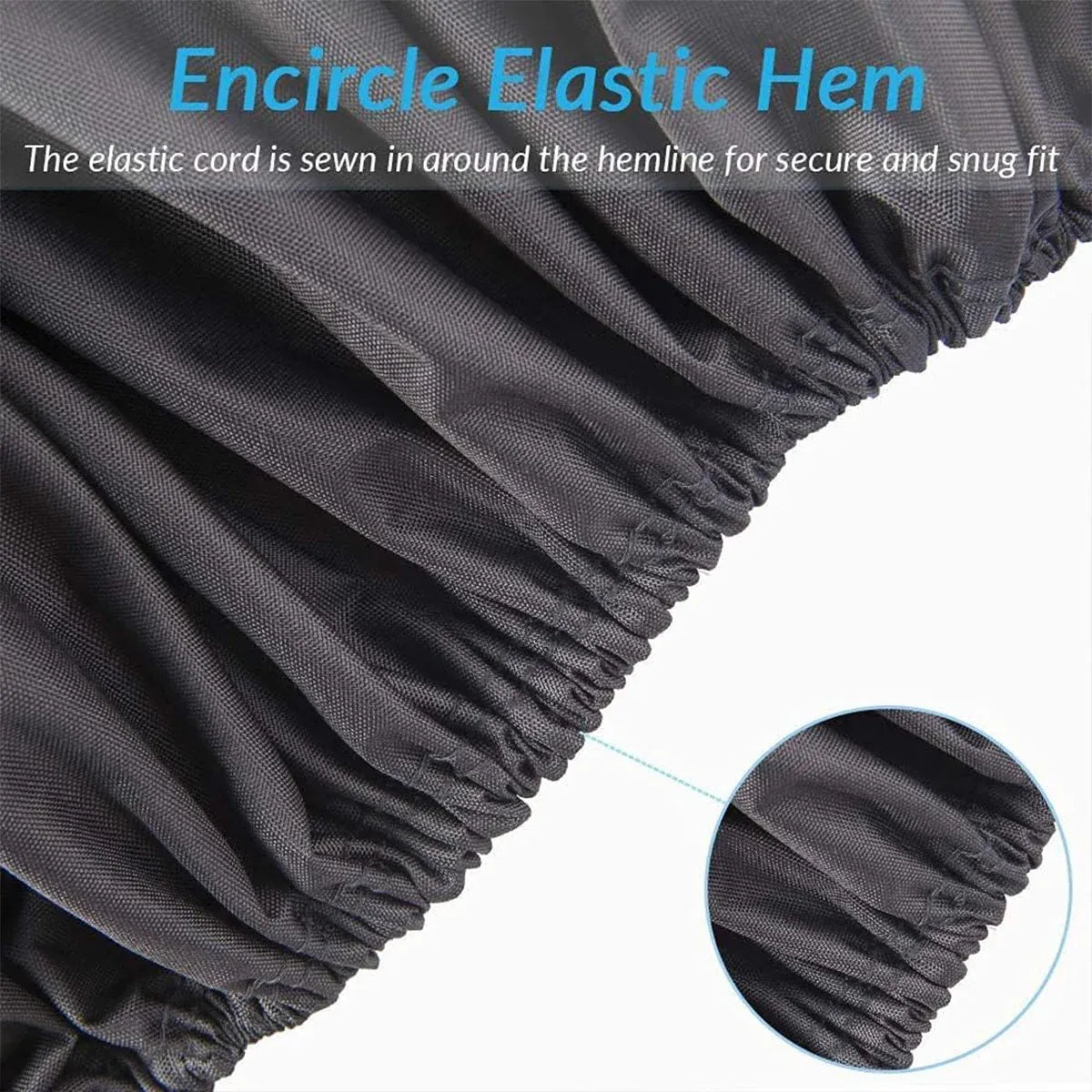 Boat Cover Model Waterproof Outdoor Yacht Dust Protector Hull Shield Blue Tarp - 530x290cm