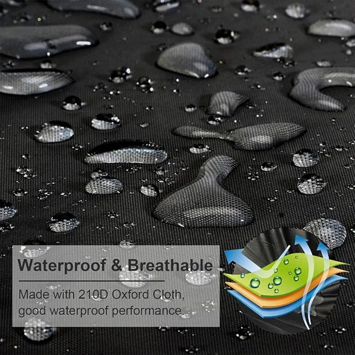 Boat Cover Model Waterproof Outdoor Yacht Dust Protector Hull Shield Blue Tarp - 530x290cm